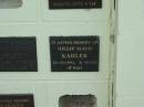 Millie Maud KAHLER, died 28-10-1994 aged 81 years; Polson Cemetery, Hervey Bay 
