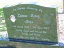 Lynne Mary LEES, 19 March 1944 - 18 June 2008; Polson Cemetery, Hervey Bay 
