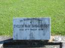 
Evelyn May BROADHURST,
died 17 March 1958;
Polson Cemetery, Hervey Bay
