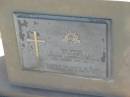
G.H. RICHARDSON,
died 17 Aug 1967 aged 74 years;
Polson Cemetery, Hervey Bay
