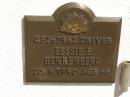 Bessie E. HERRENBERG,
died 20-9-1990 aged 66 years;
Polson Cemetery, Hervey Bay