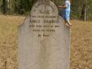 
Amos HARRISS,
husband,
died 31 July 1916 aged 65 years;
Ravensbourne cemetery, Crows Nest Shire
