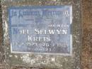 
Noel Selwyn KREIS, brother brother-in-law,
14-2-1929 - 26-7-1989;
Ropeley Immanuel Lutheran cemetery, Gatton Shire
