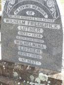 
Wilhelm Frederick LUTHER,
husband father,
1871 - 1934;
Wilhelmina LUTHER, mother,
1875 - 1950;
Ropeley Immanuel Lutheran cemetery, Gatton Shire
