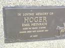 
Emil Heinrich HOGER,
died 31 Aug 1987 aged 96 years 5 months;
Ropeley Immanuel Lutheran cemetery, Gatton Shire
