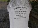Elma A. KLEIDON, died 3 Feb 1918 aged 20 years;  Research contact: Jan Hoger. Emma KLEIDON b: 1898  Ropeley Scandinavian Lutheran cemetery, Gatton Shire 