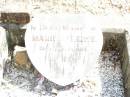 Marie SCHEIWE,
died 18 Jan 1910;
Ropeley Immanuel Lutheran cemetery, Gatton Shire