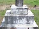 Adeline J.D. STEINHARDT, nee SCHULZ,
born 16 Feb 1875 died 30 Aug 1911;
Adeline STEINHARDT,
born 29 Aug 1911 died 18 Nov 1911;
Ropeley Immanuel Lutheran cemetery, Gatton Shire