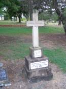 G.W. WEIER, son brother,
killed in action 3 July 45 aged 26 years;
Ropeley Immanuel Lutheran cemetery, Gatton Shire