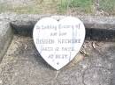 
Reuben KRENSKE,
aged 12 days;
Ropeley Immanuel Lutheran cemetery, Gatton Shire
