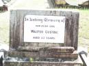 
Walter GUSTAV, son, aged 23 years;
Ropeley Immanuel Lutheran cemetery, Gatton Shire
