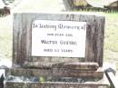 Walter GUSTAV, son, aged 23 years;
Ropeley Immanuel Lutheran cemetery, Gatton Shire