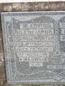 Friedrich Alexander KANTIM,
died 30 April 1956 aged 73 years;
Helene Anna Agnes KANTIM,
died 18 Aug 1957 aged 73 years,
at rest Birdwood, S.A.;
Ropeley Immanuel Lutheran cemetery, Gatton Shire
