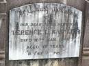 
Terence (Terry) L. NATALIER, son brother,
died 16 Jan 1946 aged 17 years;
Ropeley Immanuel Lutheran cemetery, Gatton Shire
