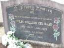 
Colin William GELHAAR,
husband father grandfather,
died 24 Jan 1974 aged 44 years;
Ropeley Immanuel Lutheran cemetery, Gatton Shire
