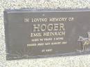 Emil Heinrich HOGER,
died 31 Aug 1987 aged 96 years 5 months;
Ropeley Immanuel Lutheran cemetery, Gatton Shire
