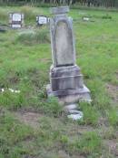 
Margaret GOUGH,
died 21 Jan 1904 aged 34 years;
Rosevale St Patricks Catholic cemetery, Boonah Shire
