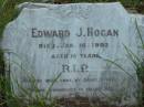 
Edward J. HOGAN,
died 16 Jan 1902 aged 18 years;
Rosevale St Patricks Catholic cemetery, Boonah Shire
