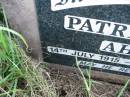 Patrick James AHEARN,
14 July 1915 - 6 Oct 1998;
Rosevale St Patricks Catholic cemetery, Boonah Shire