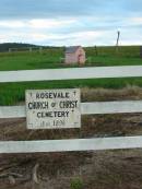 Rosevale Church of Christ cemetery, Boonah Shire