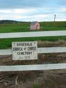 
Rosevale Church of Christ cemetery, Boonah Shire
