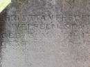 
Christian Frederick Welhelm SPANN,
born 3 March 1840 died 20 Sept 1885;
Rosevale St Pauls Lutheran cemetery, Boonah Shire
