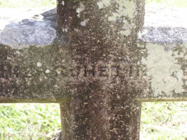 Christian Frederick Welhelm SPANN,  | born 3 March 1840 died 20 Sept 1885;  | Rosevale St Paul's Lutheran cemetery, Boonah Shire  | 