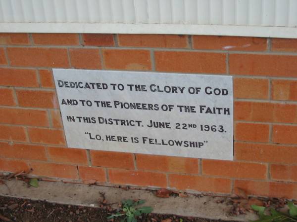 Rosewood Uniting Church Columbarium wall, Ipswich  | 