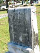 
Sandgate  Bald Hills Cemetery:
Christian Frederick Prackert, Louise Prackert
