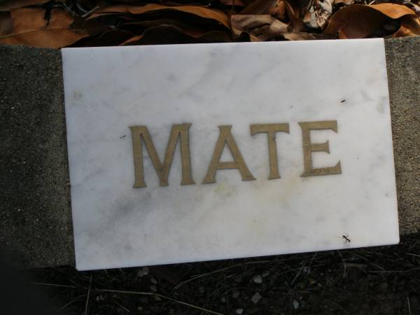 Maurice Robert CHADWICK,  | husband,  | accidentally killed 15 Feb 1957 aged 42 years;  | Bald Hills (Sandgate) cemetery, Brisbane  | 