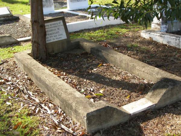 Frederick M. PRACKERT,  | husband, father of Ted,  | died 7 May 1940 aged 56 years;  | Bald Hills (Sandgate) cemetery, Brisbane  | 