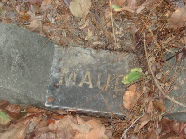 Maud;  | Bald Hills (Sandgate) cemetery, Brisbane  | 