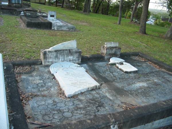 Ann Amelia,  | wife of H. DENNING,  | died 6 Dec 1924 aged 69 years;  | Henry DENNING,  | husband,  | died 28 June 1937 aged 91 years;  | Elspeth,  | daughter of C. & A. DENNING,  | died 13 Dec 1924 aged 11 weeks;  | Bald Hills (Sandgate) cemetery, Brisbane  | 