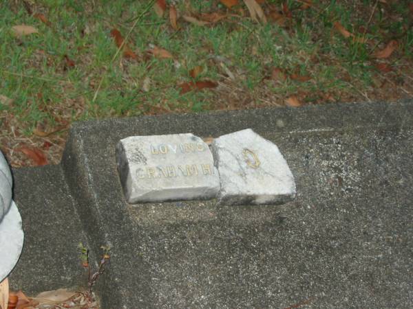 Graham H????;  | Bald Hills (Sandgate) cemetery, Brisbane  | 