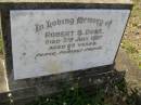Robert S. DONE, died 3 July 1937 aged 69 years; Bald Hills (Sandgate) cemetery, Brisbane 