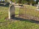 
Mary DAVIES,
[unreadable],
aged 62 years;
Bald Hills (Sandgate) cemetery, Brisbane
