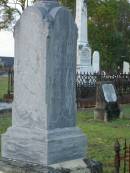 John Jones BROWN, died 21 May 1926 aged 89 years; Edith Louisa, wife, died 21 July 1926 aged 90 years; Bald Hills (Sandgate) cemetery, Brisbane  