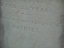 Stephen ELLIS, died accident on Sandgate Road 20? July 1881 aged 33 years, erected by wife Harriet; Bald Hills (Sandgate) cemetery, Brisbane 