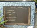 
Murray John GRAY,
27-12-1945 - 1-6-2003;
Bald Hills (Sandgate) cemetery, Brisbane
