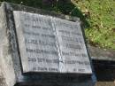 Alice KRAUSE, wife mother, born 22 Nov 1895 died 20 Nov 1962; Herman G. KRAUSE, father, born 7 July 1887 died 20 May 1974; Bald Hills (Sandgate) cemetery, Brisbane 