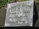 Leslie E.V. HASS, died 7 Sept 1961 aged 51 years; Bald Hills (Sandgate) cemetery, Brisbane 