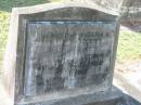 Leonard STILLMAN, husband father, died 28 Oct 1961 aged 78 years; Elizabeth STILLMAN, mother, died 17 April 1968 aged 74 years; Bald Hills (Sandgate) cemetery, Brisbane 