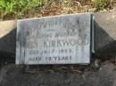 Ellen KIRKWOOD, mother, died 14 July 1953 aged 79 years; Bald Hills (Sandgate) cemetery, Brisbane 