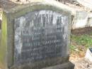 
Ivy Alice HARDIMAN,
died 27 Oct 1956 aged 71 years;
Walter HARDIMAN,
died 22 July 1968 aged 81 years;
Bald Hills (Sandgate) cemetery, Brisbane
