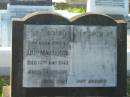 
Lilly MACKENZIE,
mother,
died 13 June 1943 aged 70 years;
Bald Hills (Sandgate) cemetery, Brisbane
