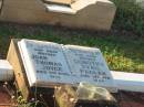 sisters; Joan Thomas JOYCE, mother, died 6 April 1973; Dorothy Sybil PEDLER, mother, died 19 Feb 1954; Bald Hills (Sandgate) cemetery, Brisbane 