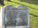 Emily Matilda MCINTYRE, wife mother, died 5 Aug 1944 aged 83 years; Duncan MCINTYRE, father, died 2 Feb 1949 aged 54 years; Bald Hills (Sandgate) cemetery, Brisbane  