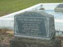
John William NEVILLE,
died 18 Aug 1934 aged 60 years;
Alice Louisa,
wife,
died 17 Jan 1949 aged 70 years;
Bald Hills (Sandgate) cemetery, Brisbane
