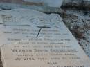 Joseph CARSELDINE, born 13 Oct 1855, died 5 June 1919; Harold Edwin CARSELDINE, son, killed in action Gallipoli 8 Oct 1915 aged 23 years; Vernon David CARSELDINE, son, drowned surfing Bribie 2 April 1920 aged 23 years; Sarah Agnes CARSELDINE, wife mother, died 16 Aug 1929 aged 73 years; Bald Hills (Sandgate) cemetery, Brisbane 