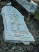 Eliza Ann BUNDY, mother, died 27 Sept 1937 aged 64 years; Mary, wife of Samuel UNWIN, died 17 July 1917 in 72nd year; Samuel UNWIN, died 8 Feb 1920 in 74th year; Ellen Henrietta, wife of late Frank DAY, died 9 Jan 1932 aged 44 years; Margaret Dothorty, wife of David UNWIN, died 14 Jan 1915? aged 39 years; Elizabeth Virtue UNWIN, died 20 June 1949 aged 72 years; Bald Hills (Sandgate) cemetery, Brisbane 